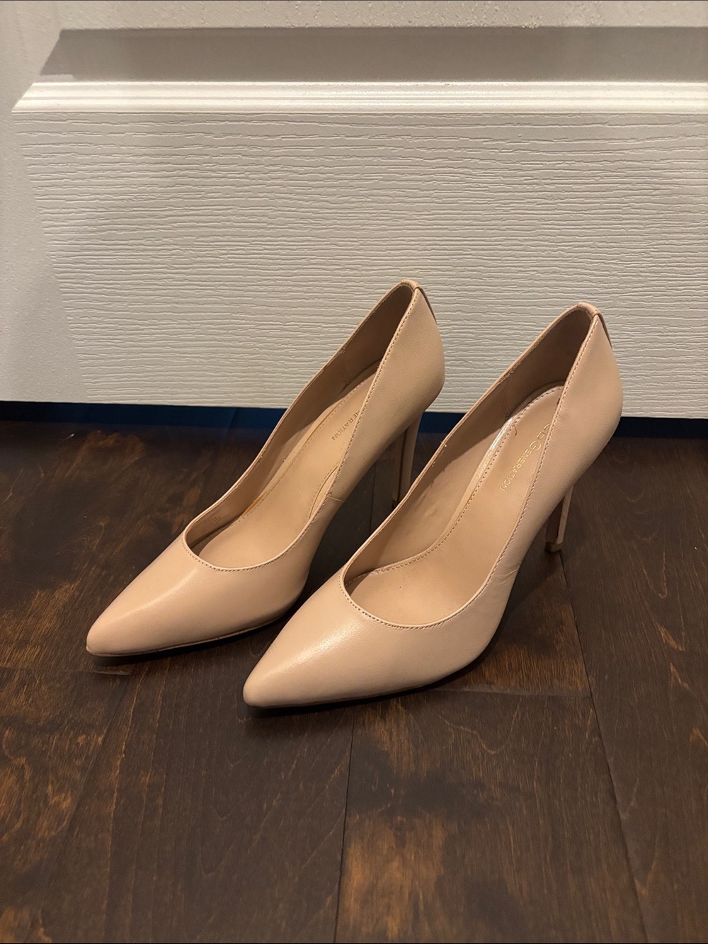 BCBGeneration Nude Pointed-Toe Stiletto Pumps